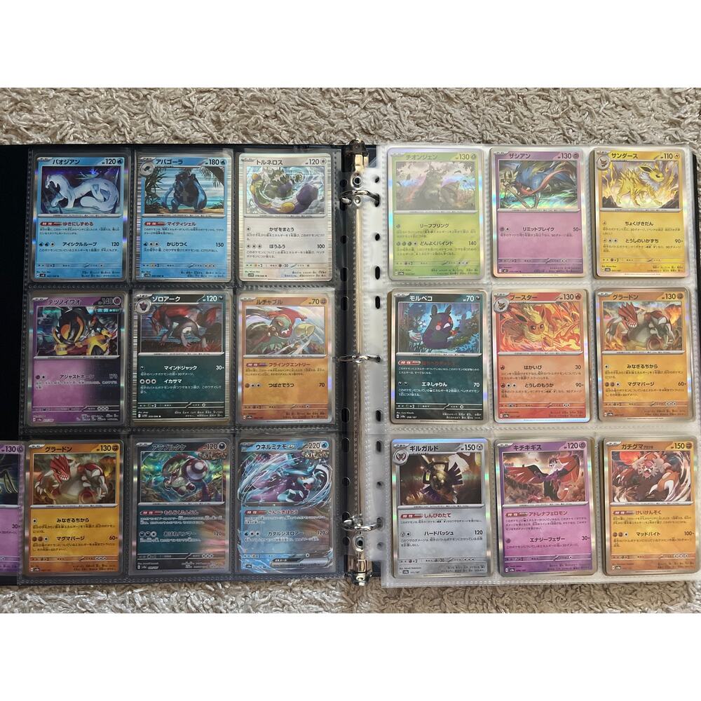 Pokemon Japanese Binder lot of Holos with sealed booster packs - Picture 2 of 16
